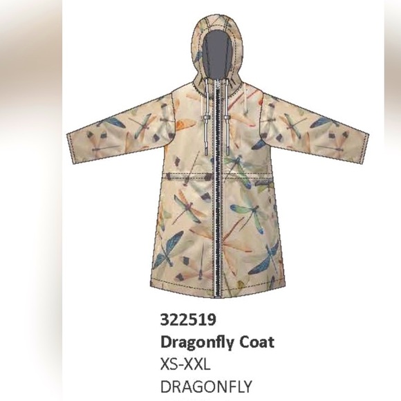 Gabby Isabella dragonfly rain coat - Picture 8 of 8